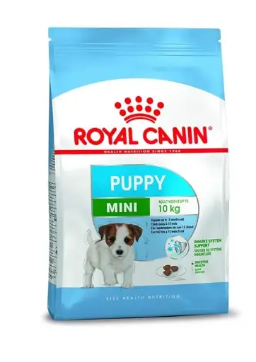 Royal Canin Mini Puppy Pellet Dog Food, Meat Flavor 4 kg & 8 kg